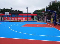 <b>丙烯酸篮球场——广州市天河区洛克篮球公园完</b>