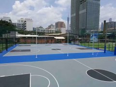 <b>丙烯酸篮球场——广州珠江新城顺利完工！</b>